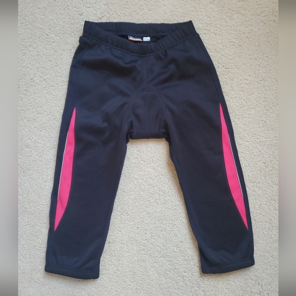 NEW CRIVIT SPORTS Cycling Bike pants black pink women size S eur 36/38 - Picture 1 of 5